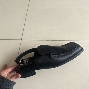 Aeyde Black Leather Men's Loafers